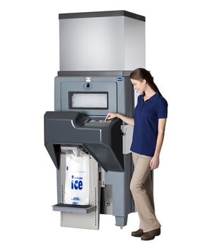 Ice Pro DB650 with model bagging ice