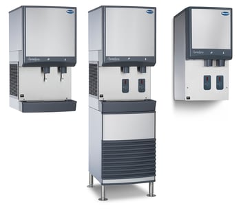 Symphony Plus countertop with lever, freestanding sensorsafe, wall mount sensorsafe