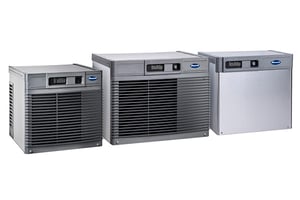 Grouping of different sized Horizon Elite ice machines