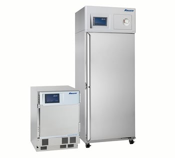 Undercounter and full size blood bank refrigeration